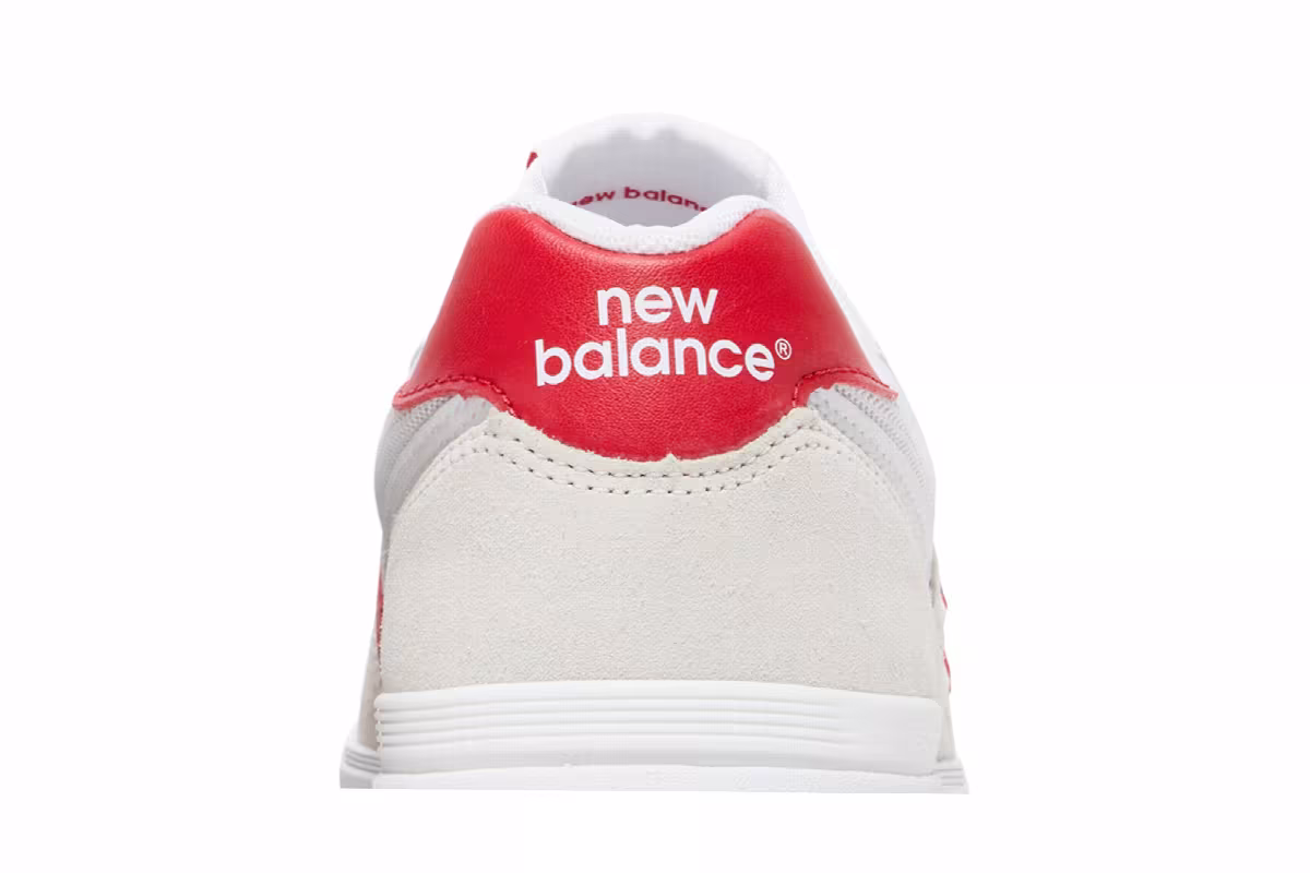 New Balance 574 White Red, view 8