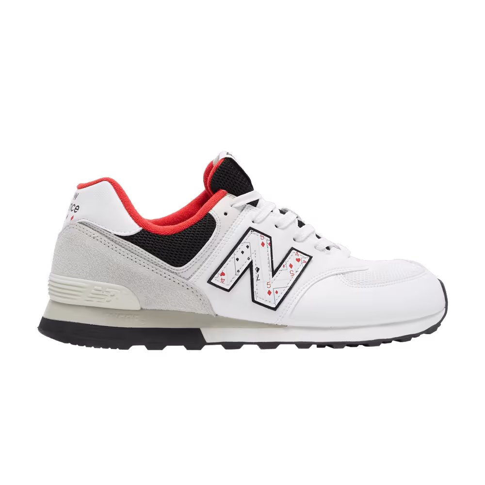 New Balance 574 Playing Card - White