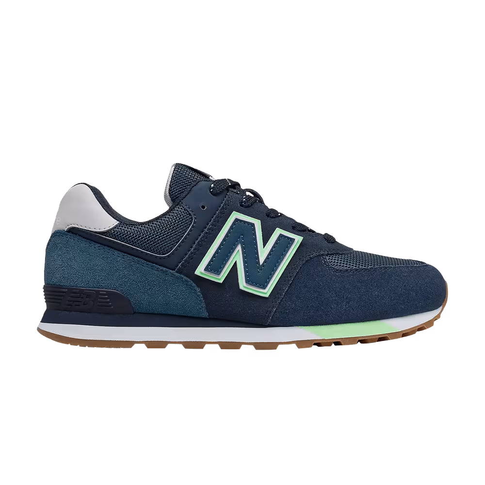 New Balance 574 Big Kid Wide Lagoon