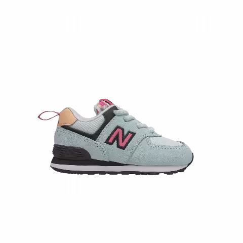 New Balance 574 Toddler Wide 'Pale Blue Chill Sporty Pink'