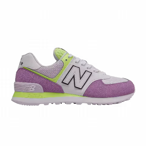 New Balance Wmns 574 'Purple Bleached Lime Glow'