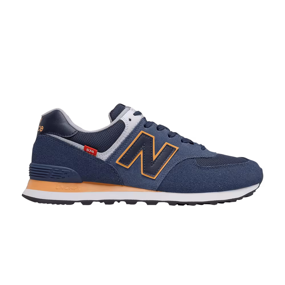 New Balance 574 4E Wide Natural Indigo