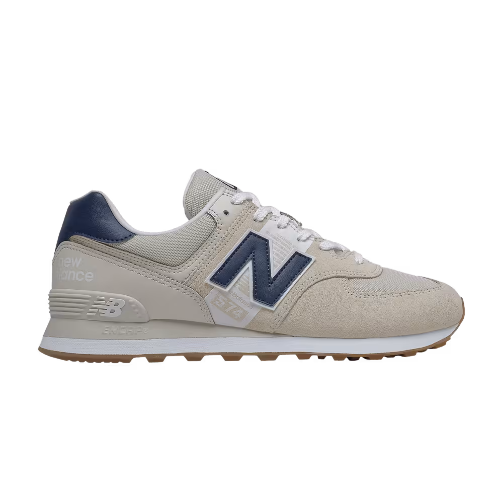 New Balance 574 4E Wide Moonbeam Navy