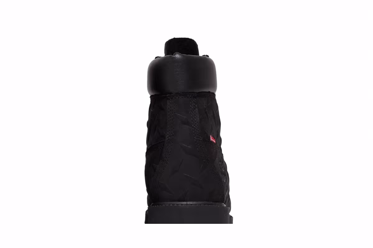 Supreme x Timberland 6 Inch Premium Waterproof Boot Embossed Diamond Plate - Black, view 8
