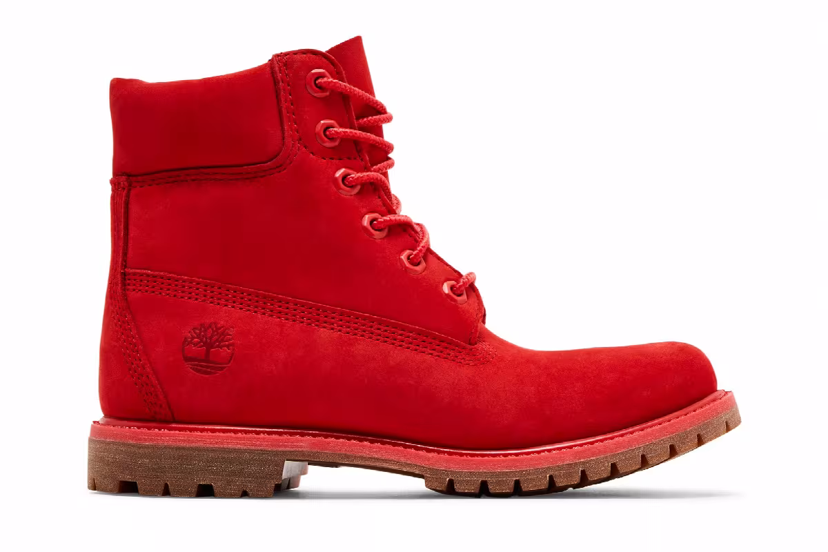 Timberland Women's 6 Inch Boot 50th Anniversary - Medium Red, view 2