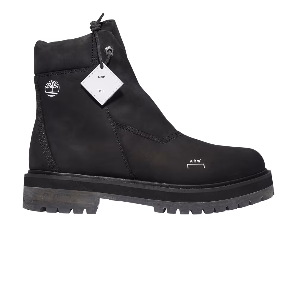 A-Cold-Wall* x Timberland 6 Inch Side Zip Boot Jet Black