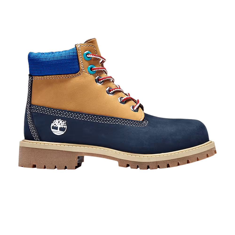 Timberland 6 Inch Premium Waterproof Boot Navy Wheat
