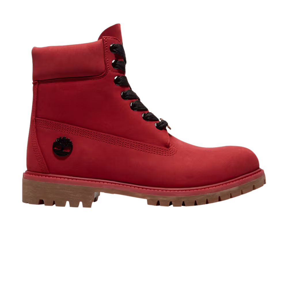Timberland 6 Inch Premium Boot Medium Red Black