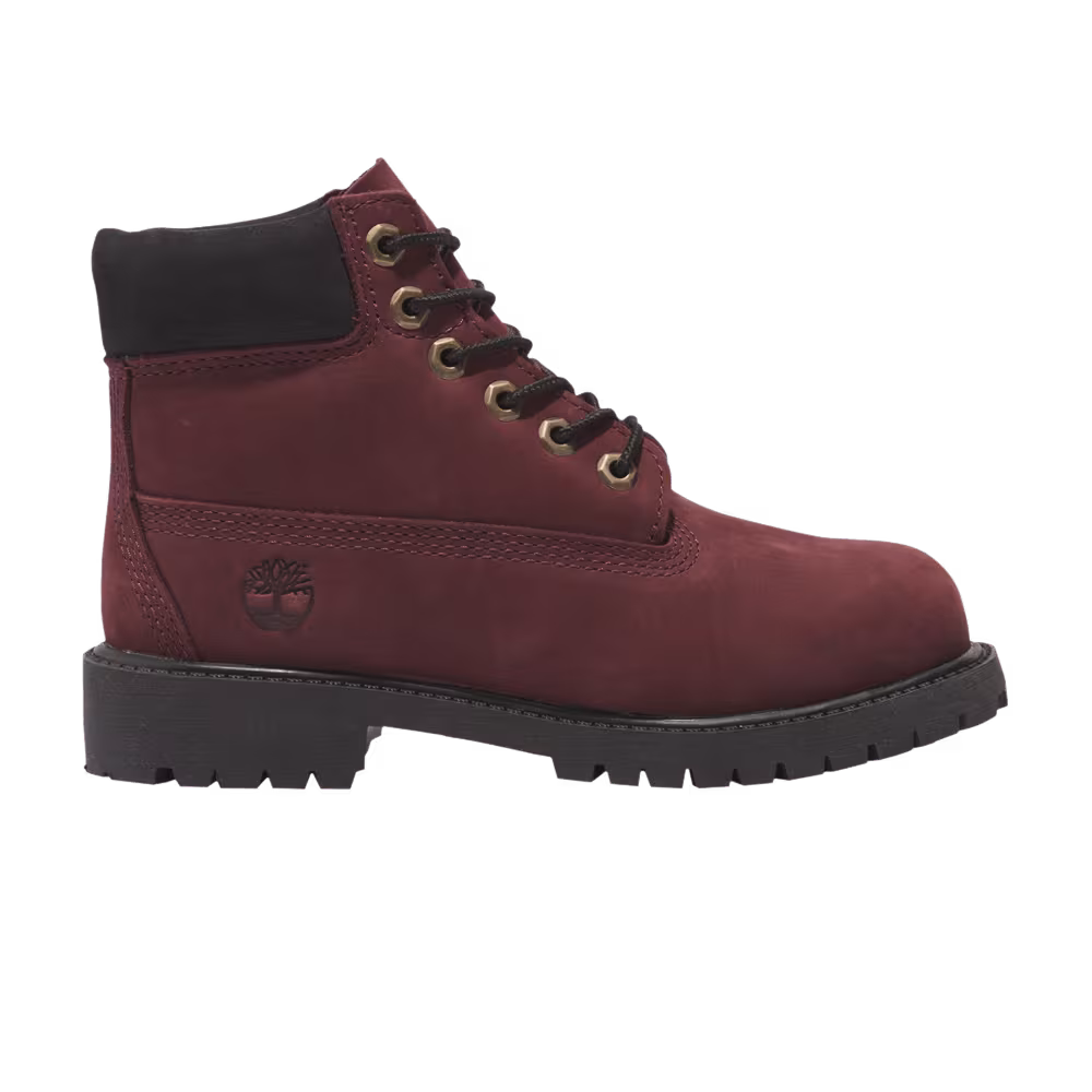 Timberland 6 Inch Premium Boot Youth Burgundy