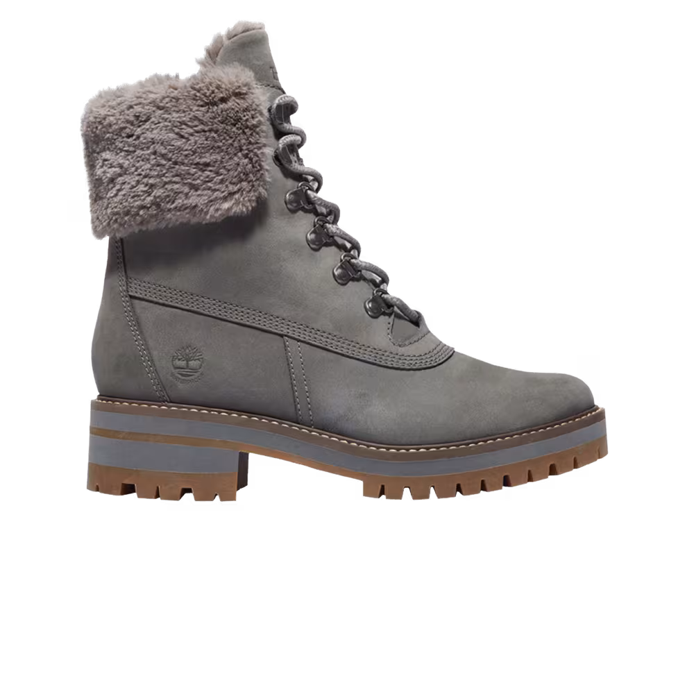 Timberland Women's Courmayeur Valley 6 Inch Boot Medium Grey