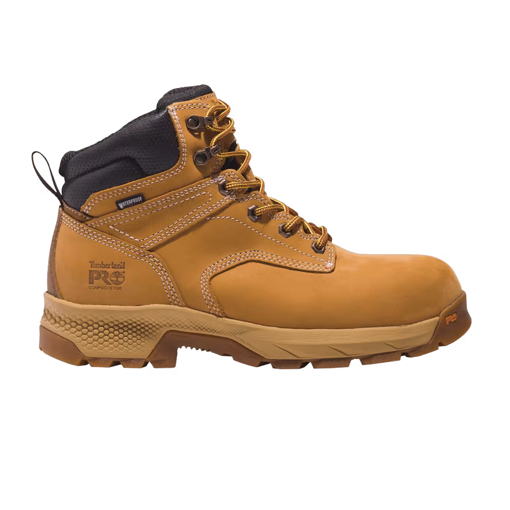 Timberland TiTAN EV 6 Inch Composite Toe Waterproof Work Boot Wheat