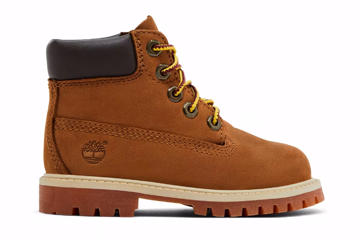 Timberland 6 Inch Premium Boot Toddler Rust, view 2