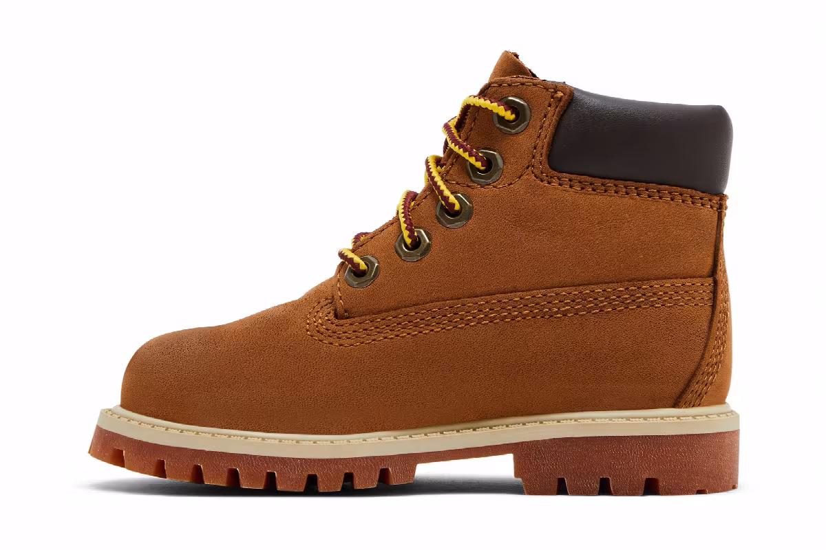 Timberland 6 Inch Premium Boot Toddler Rust, view 4