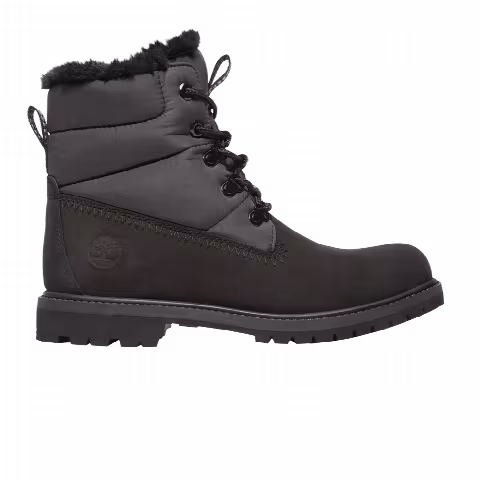Timberland Wmns 6-Inch Puffer Boot 'Black Grey'