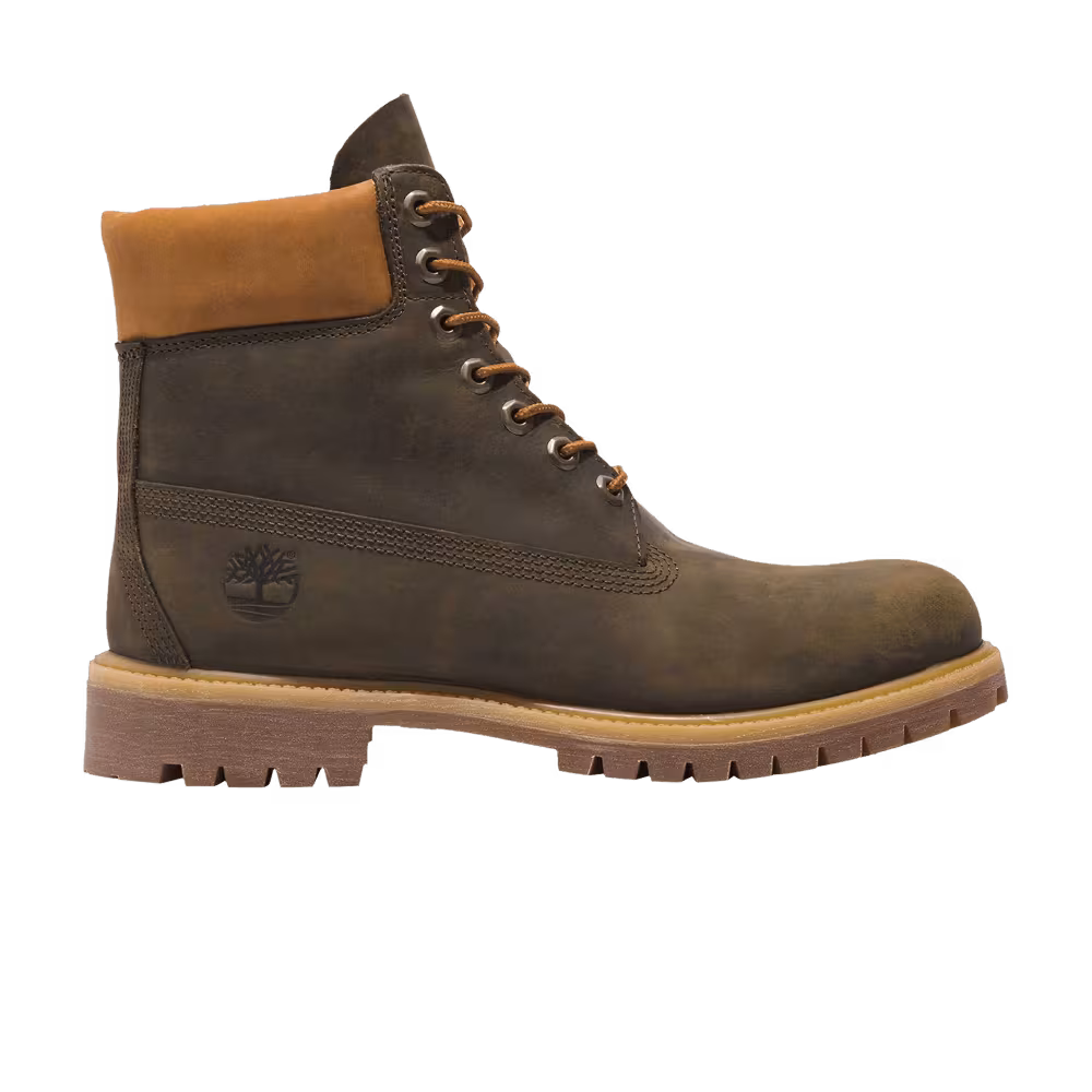 Timberland 6 Inch Premium Boot Olive Brown