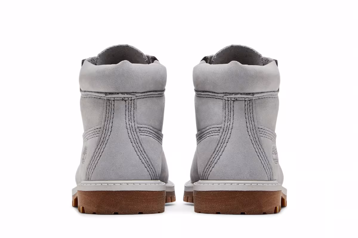 Timberland 6 Inch Premium Boot Toddler Light Grey, view 7