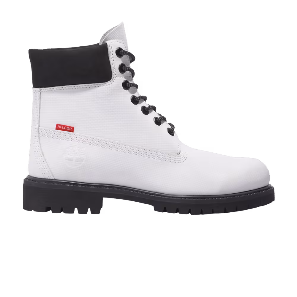 Timberland 6 Inch Premium Helcor Boot White Black