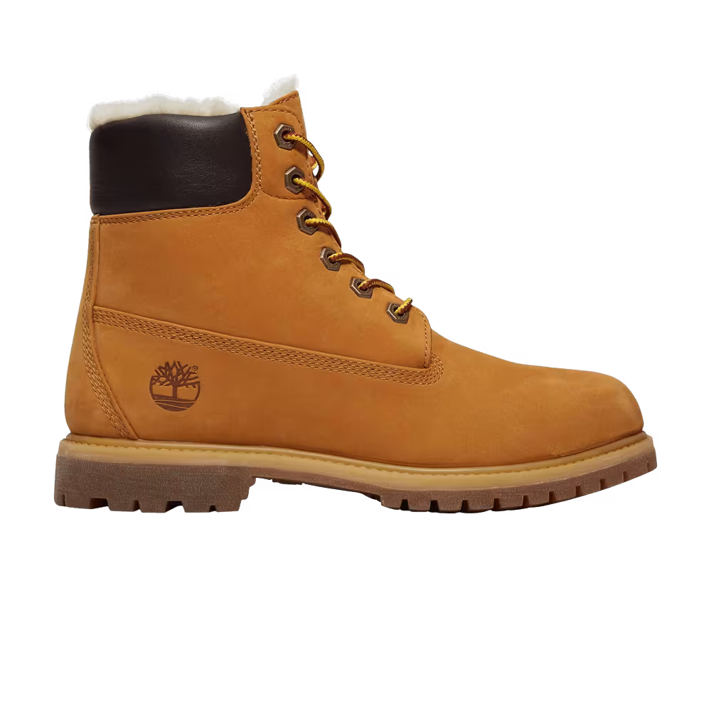Timberland Women's 6 Inch Premium Boot Wheat Shearling