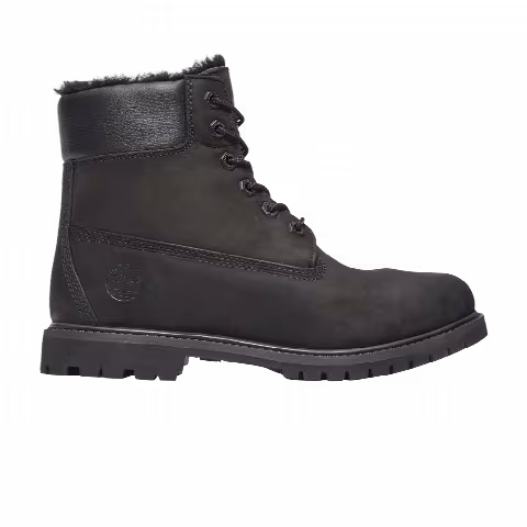 Timberland Wmns 6 Inch Premium Boot 'Triple Black Shearling'