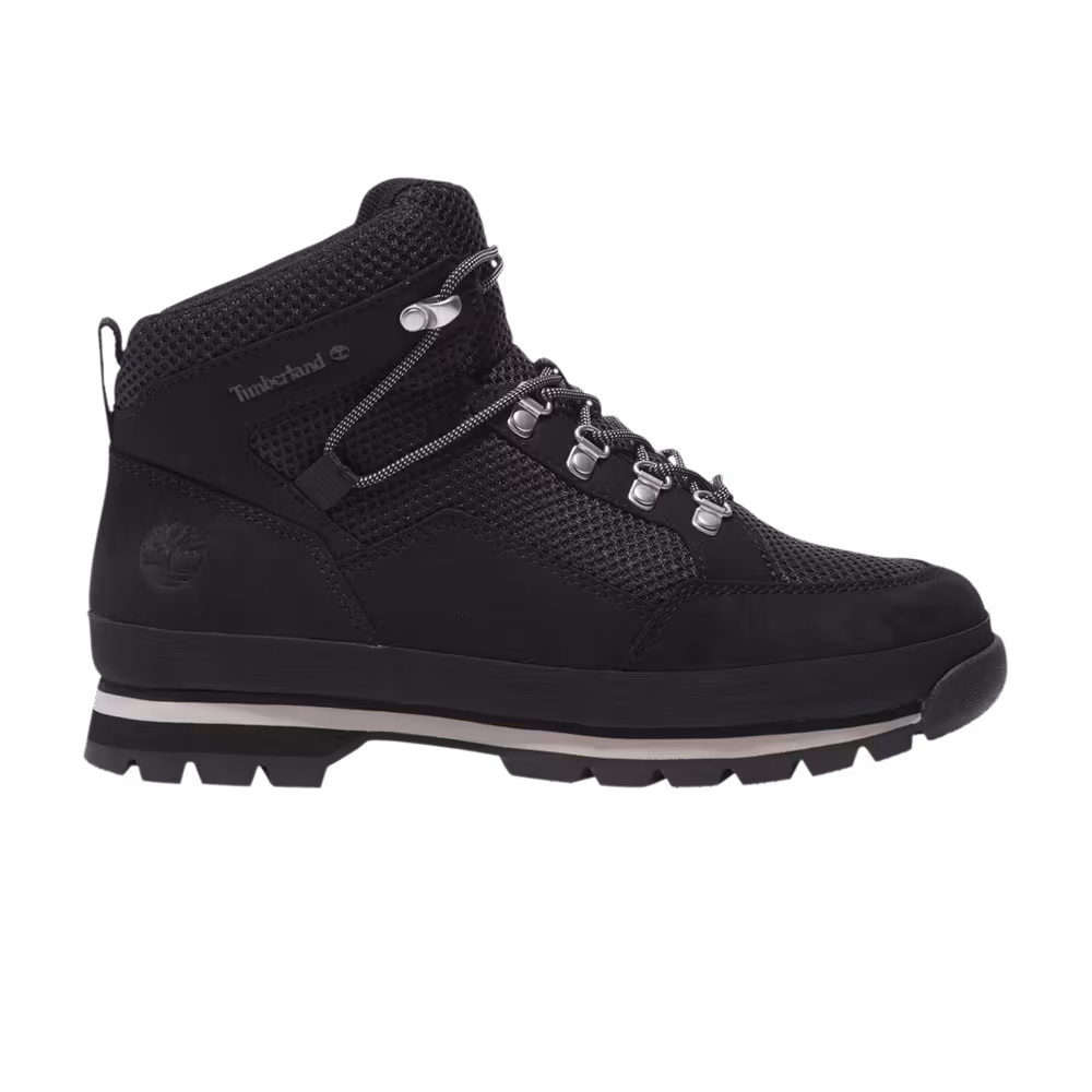 Timberland Women's Euro Hiker Mid Boot Triple Black