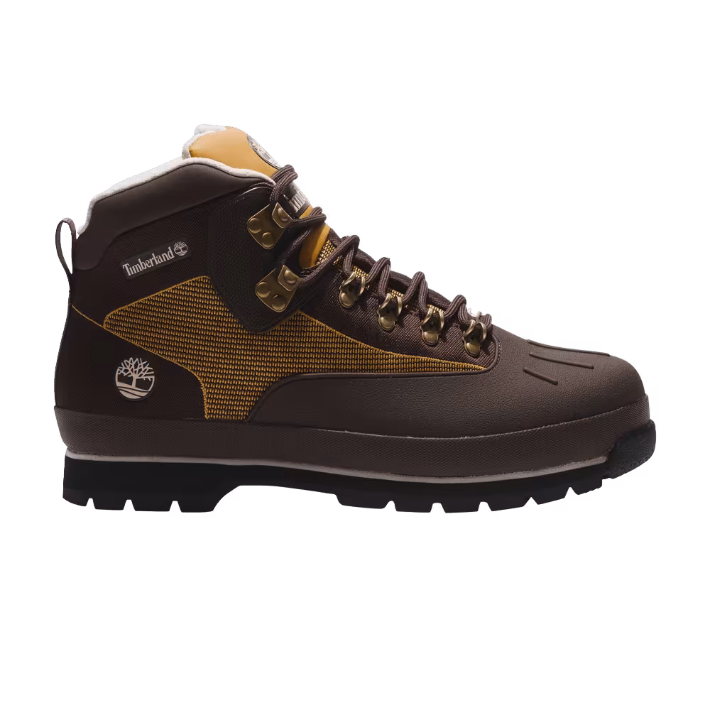 Timberland Euro Hiker Shell Toe Boot Dark Brown