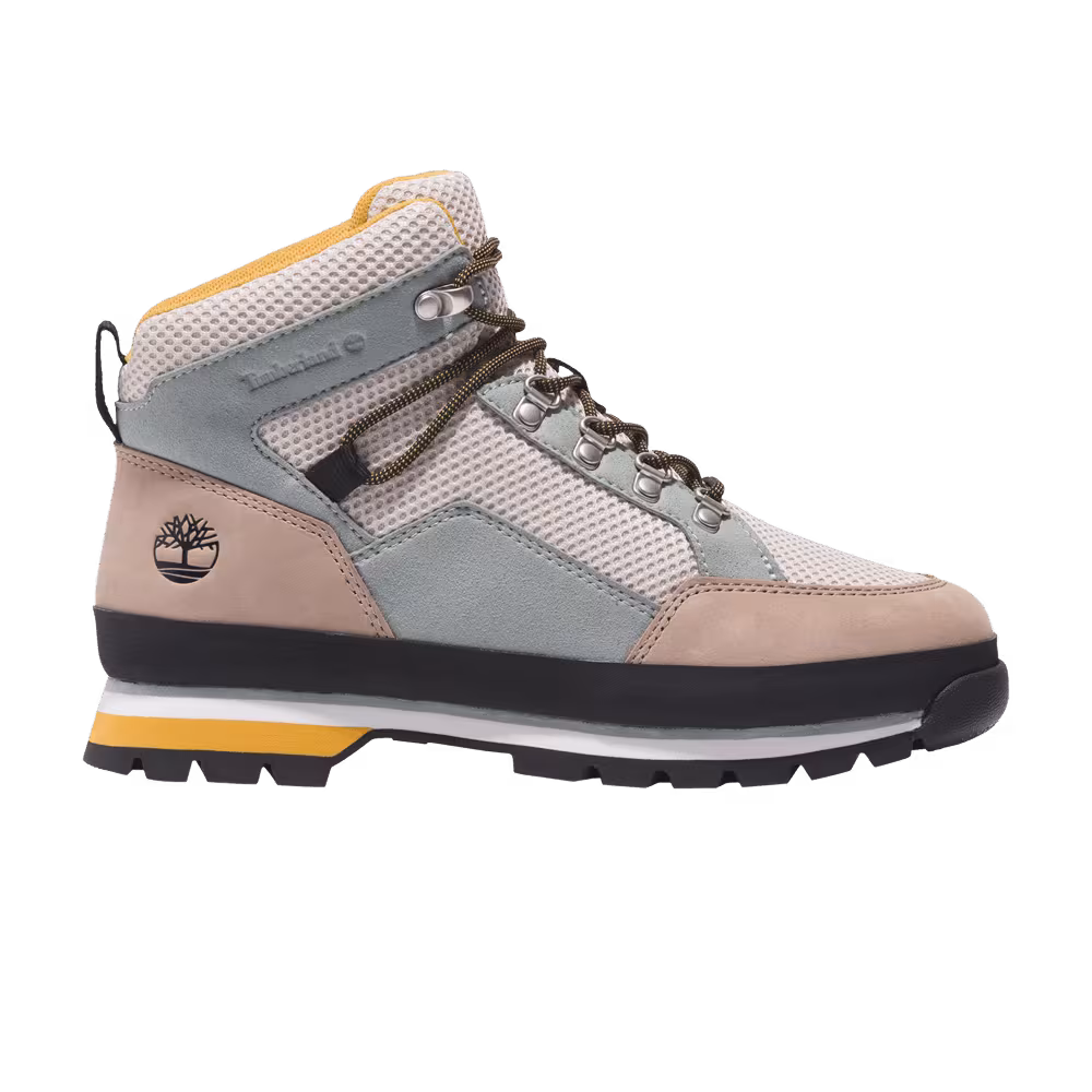 Timberland Women's Euro Hiker Mid Boot Light Grey Beige