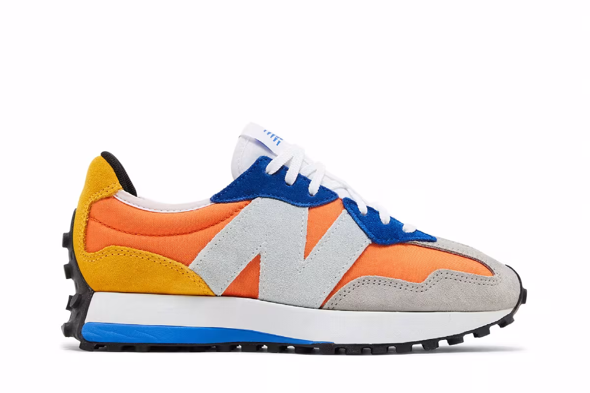 Dejounte Murray x New Balance Women's 327 Heat Up - Orange, view 2