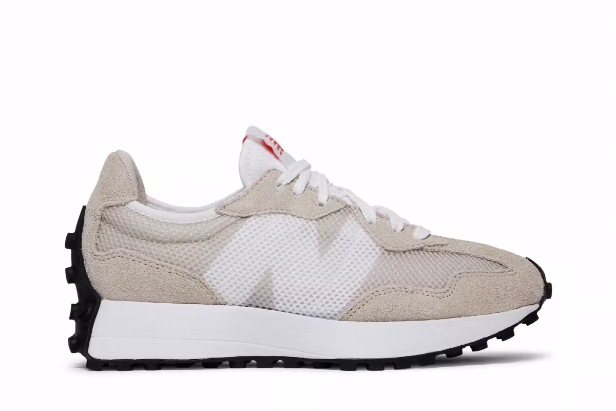 New Balance Women's 327 Clear Yellow, view 2