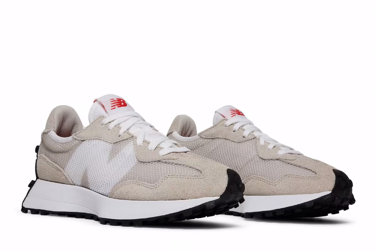 New Balance Women's 327 Clear Yellow, view 9