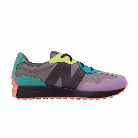 New Balance 327 Big Kid 'Dark Violet Glow Light Aluminum'