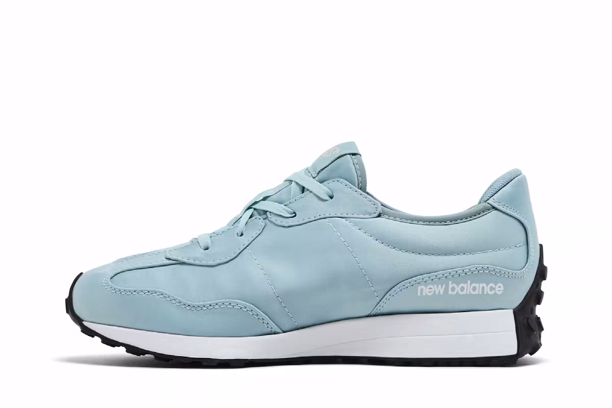 New Balance 327 Big Kid Storm Blue Silver, view 4