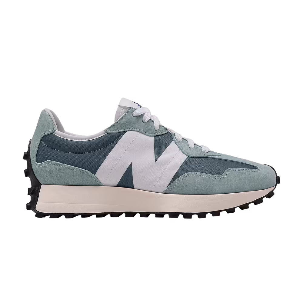 New Balance Women's 327 2E Wide Storm Blue Deep Sky