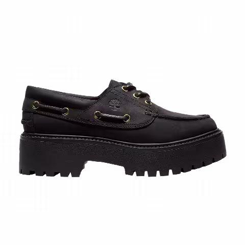 Timberland Wmns Stone Street Platform Boat 'Black'