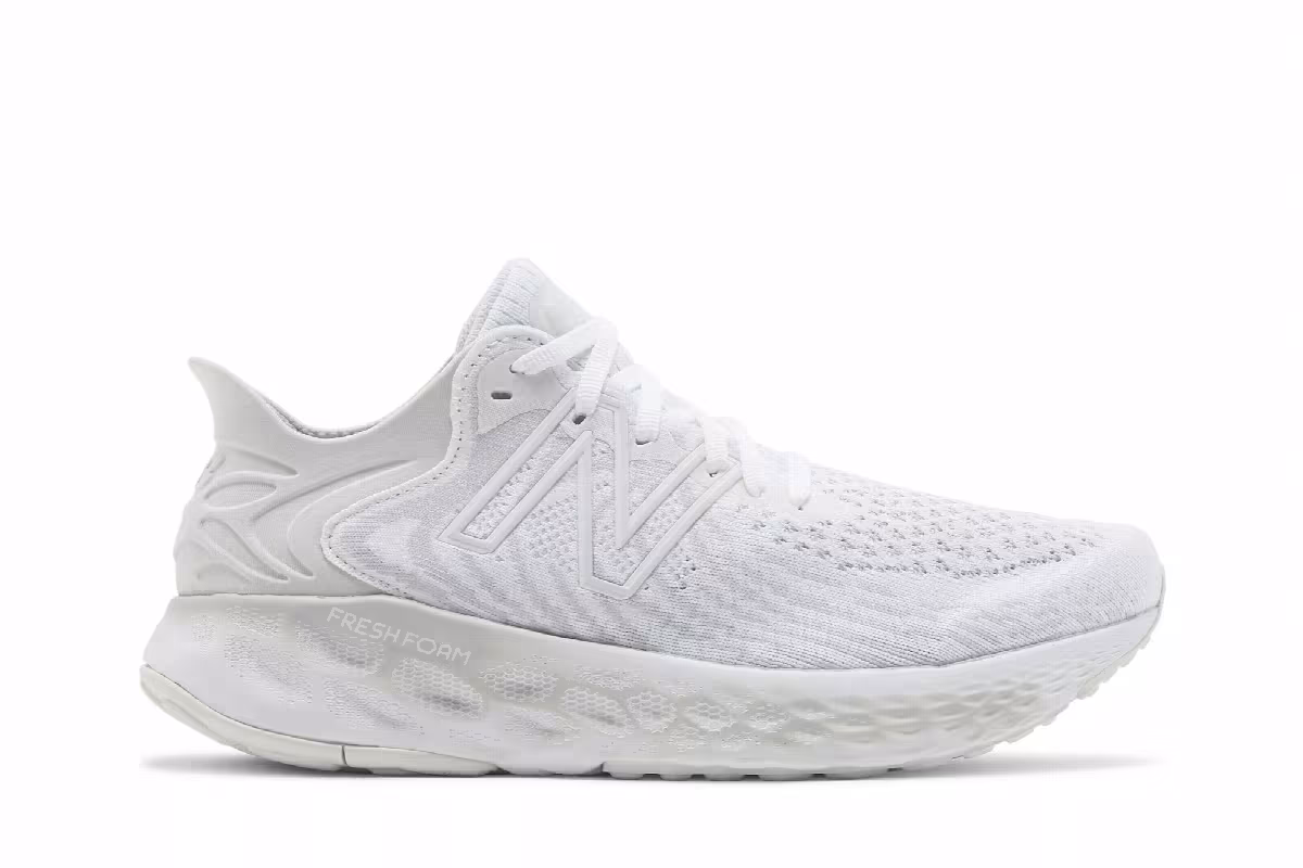New Balance Women's Fresh Foam 1080v11 White Nimbus Cloud, view 2