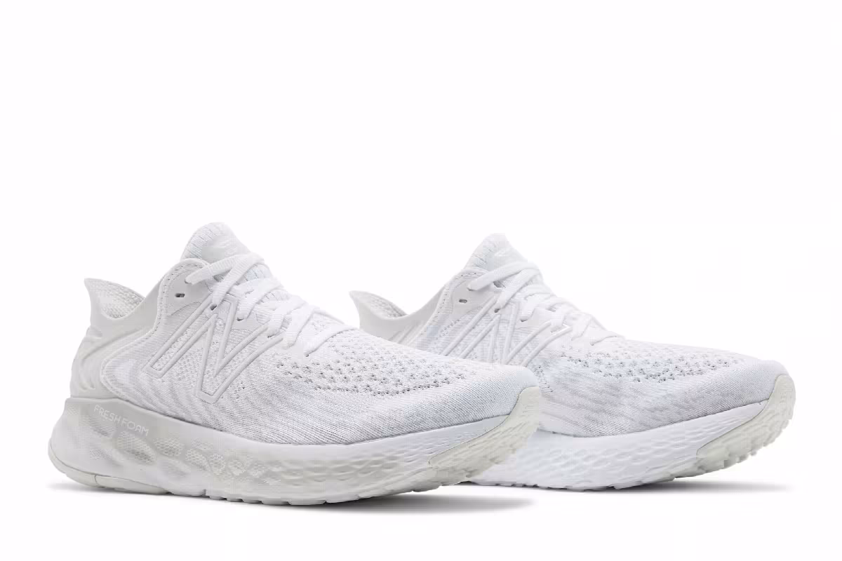 New Balance Women's Fresh Foam 1080v11 White Nimbus Cloud, view 9