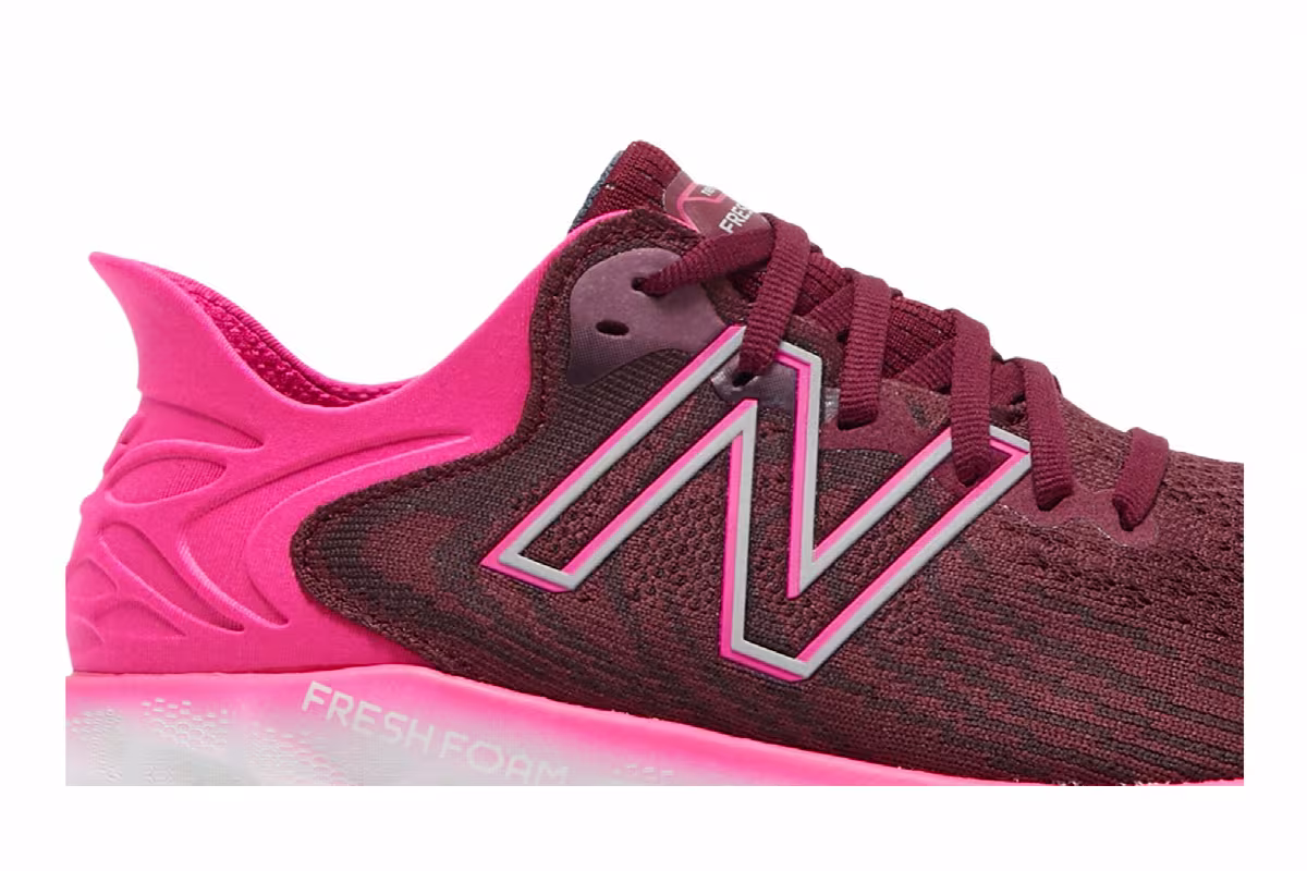 New Balance Women's Fresh Foam 1080v11 Garnet Pink Glow, view 3
