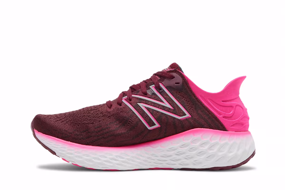 New Balance Women's Fresh Foam 1080v11 Garnet Pink Glow, view 4