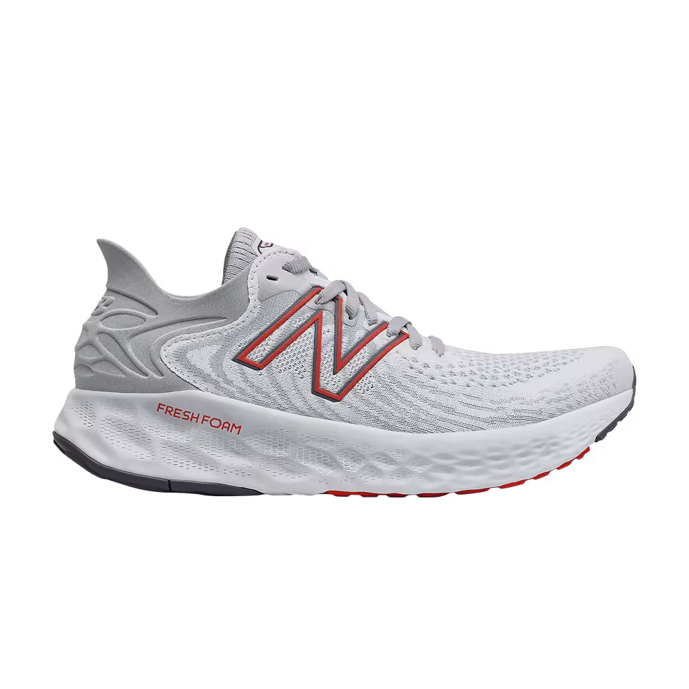 New Balance Fresh Foam 1080v11 2E Wide White Ghost Pepper
