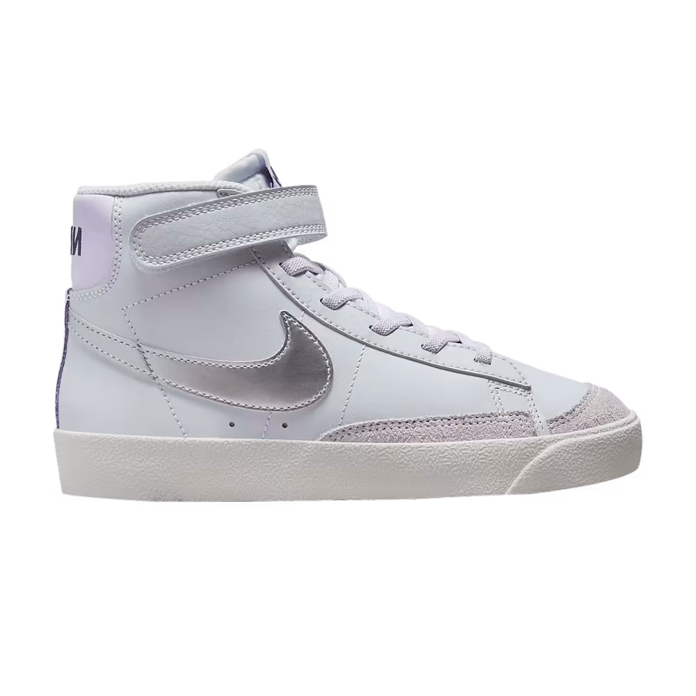 Nike Blazer Mid Platinum Grape Metallic Silver
