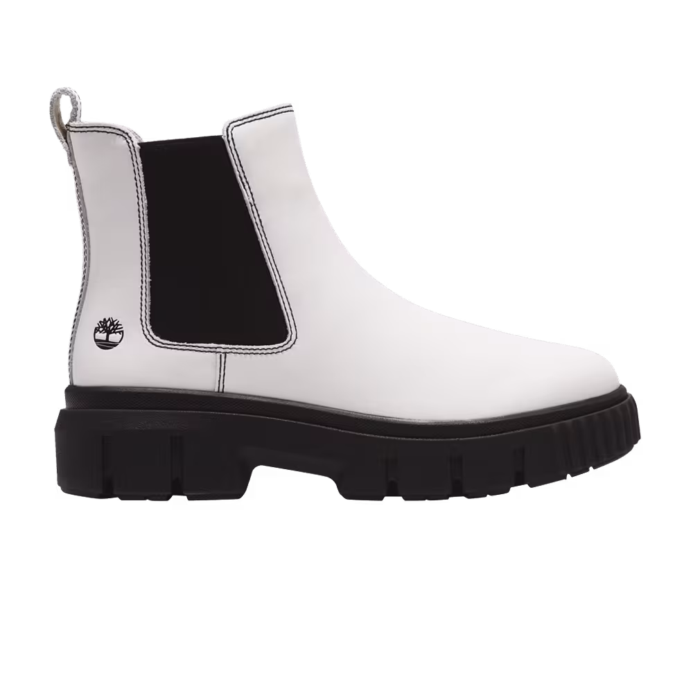 Timberland Women's Greyfield Chelsea Boot White Black