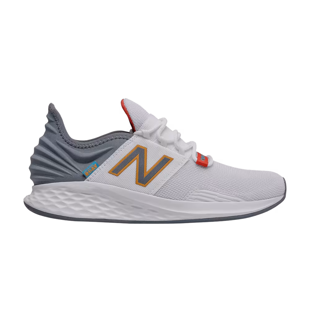 New Balance Fresh Foam Roav 2E Wide White Ocean Grey