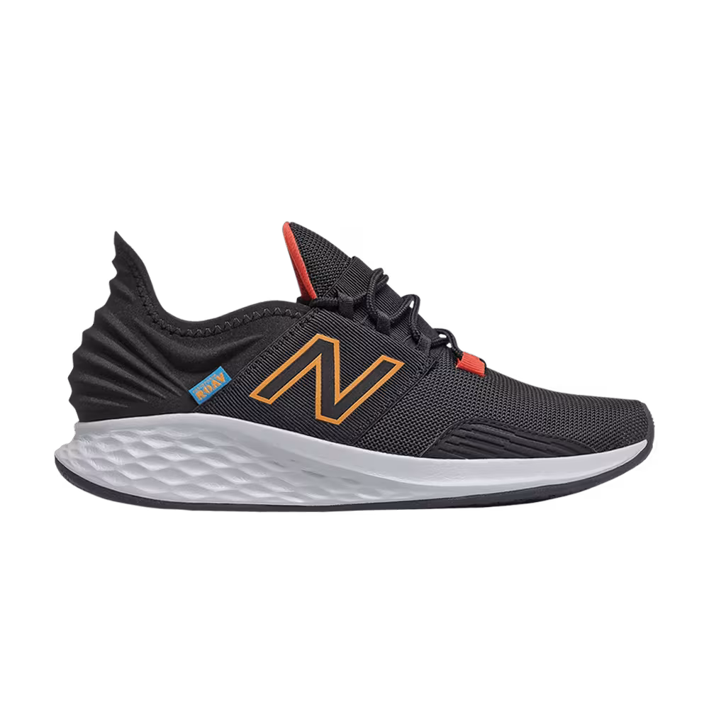 New Balance Fresh Foam Roav 2E Wide Black Ghost Pepper
