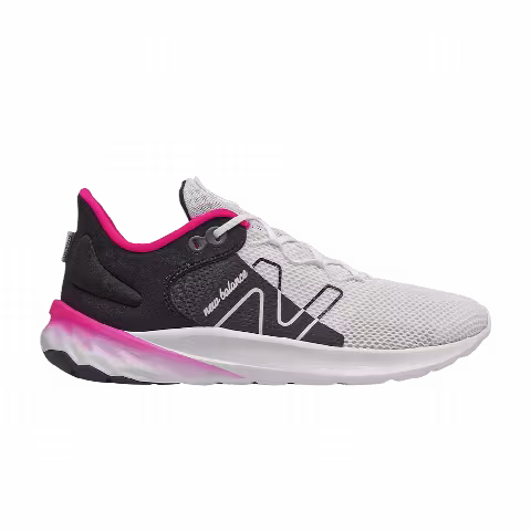 New Balance Fresh Foam Roav Big Kid 'White Black Pink Glow'