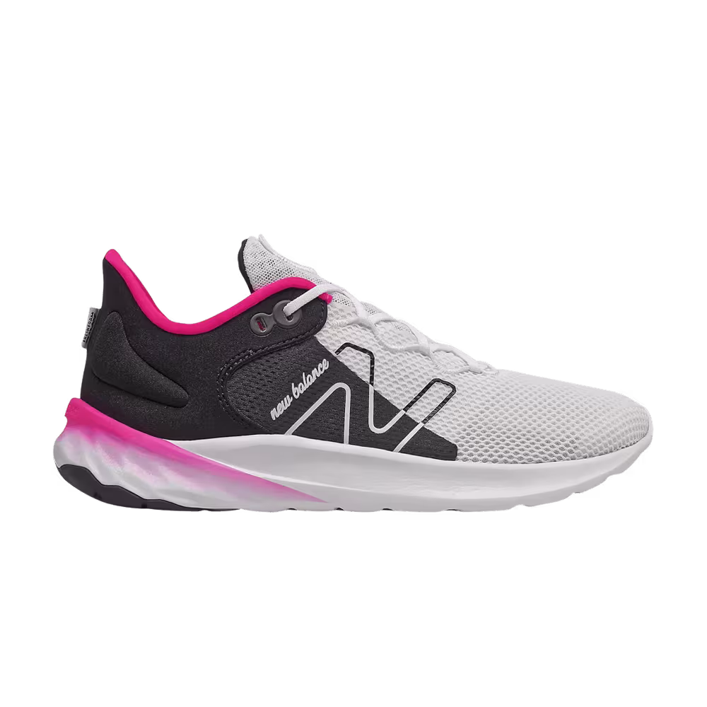 New Balance Fresh Foam Roav Big Kid White Black Pink Glow