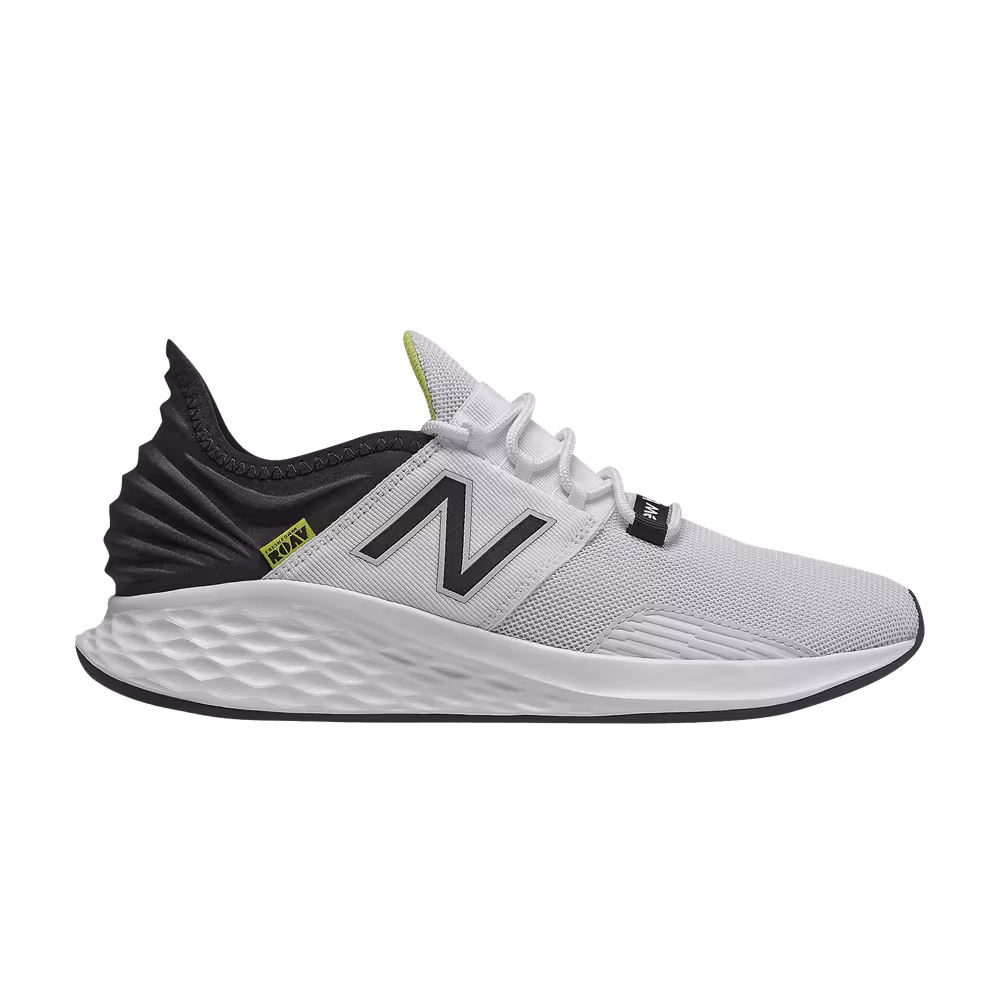 New Balance Fresh Foam Roav 2E Wide White Black