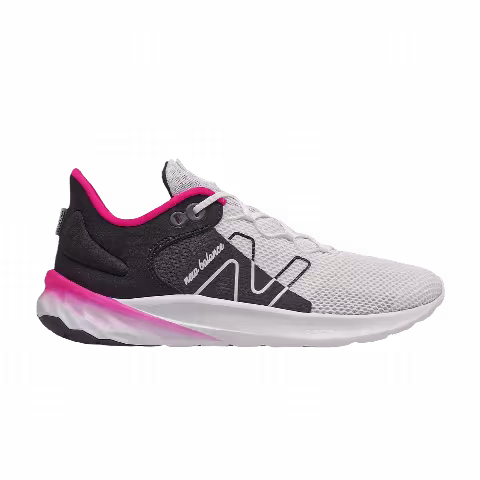 New Balance Fresh Foam Roav Big Kid Wide 'White Black Pink Glow'