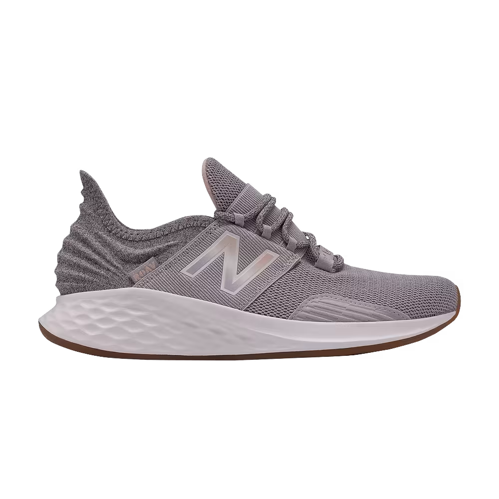 New Balance Women's Fresh Foam Roav Wide Tee Shirt - Whisper Grey