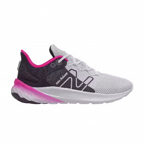 New Balance Fresh Foam Roav Little Kid 'White Black Pink Glow'