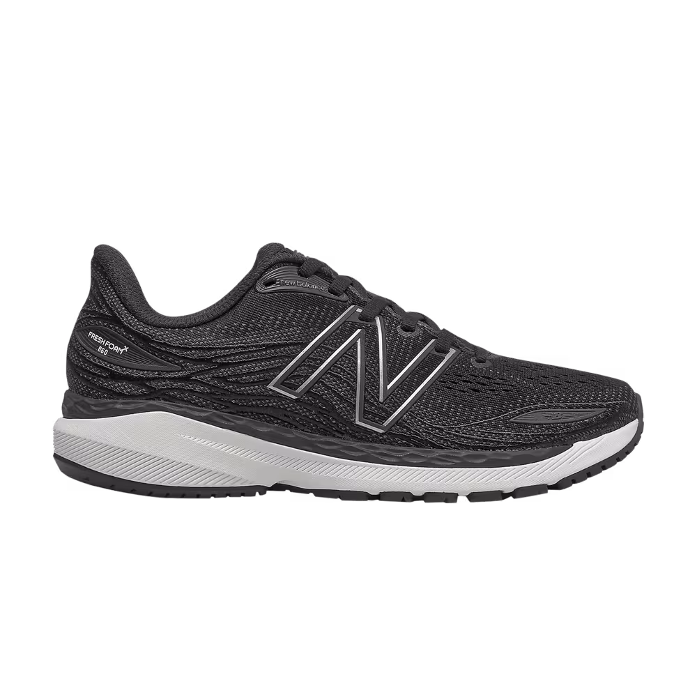 New Balance Women's Fresh Foam X 860v12 Wide Black White