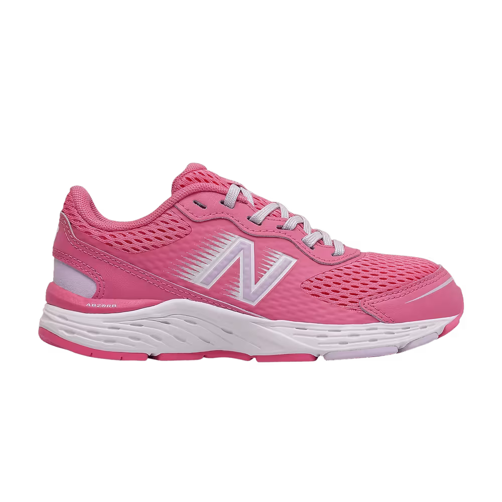 New Balance 680v6 Big Kid Sporty Pink Astral Glow